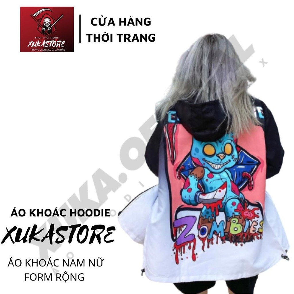 Áo khoác dù XUKASTORE In Hình THE ZED 3D , dành cho nam cho nữ và cặp đôi phong cách Unisex có 2 màu đen xanh form rộng | BigBuy360 - bigbuy360.vn