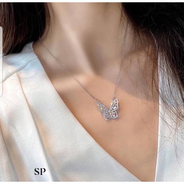 DÂY CHUYỀN NỮ BẠC TA - DC BƯỚM XINH