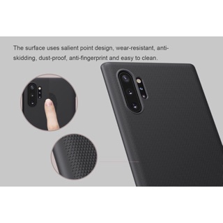 (Tặng dán camera)_Ốp lưng Nillkin sần Samsung Note 10 Plus/ Note 10+ 5G Chính hãng