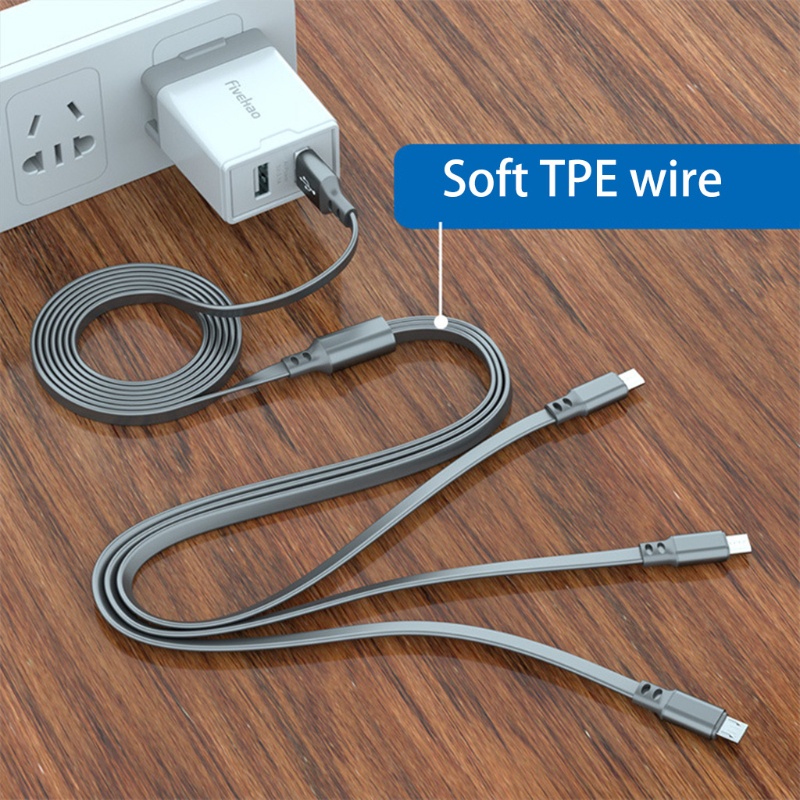 Dây Cáp Sạc Đa Năng 3 Trong 1 Micro USB Cho Android 1 5