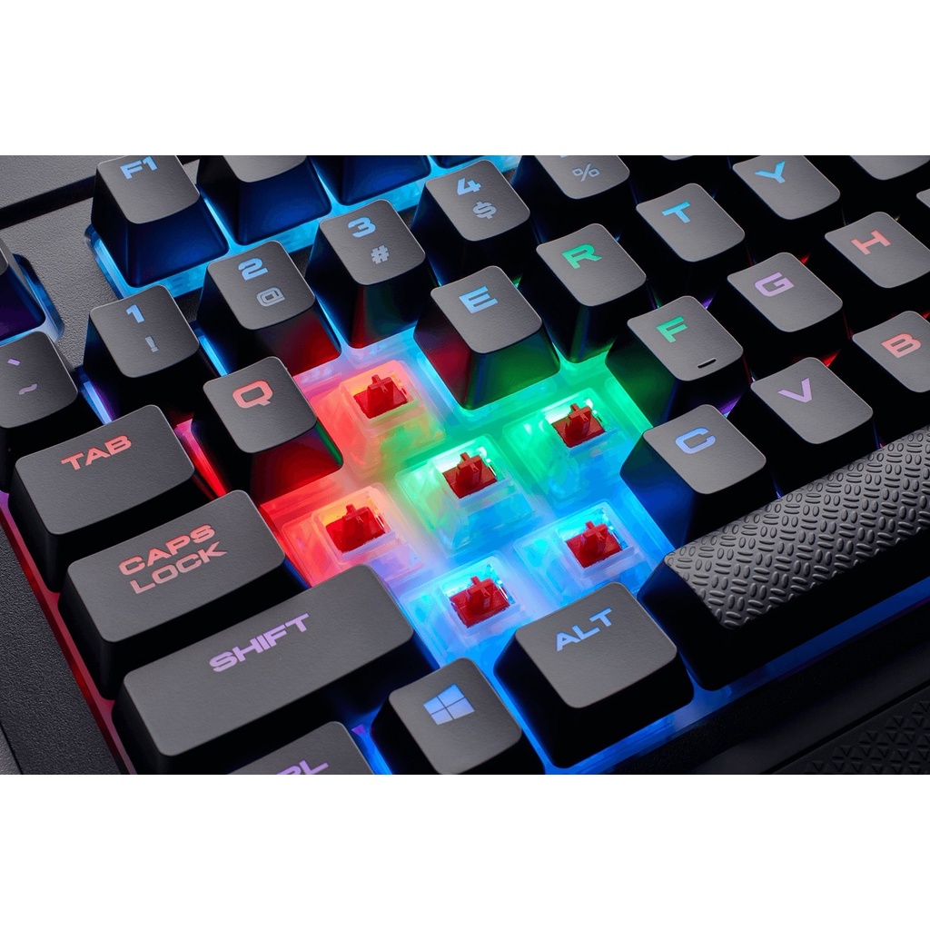 Bàn phím cơ chống nước Corsair K68 RGB Red Swich  -Chính Hãng - Bảo hành 24 tháng