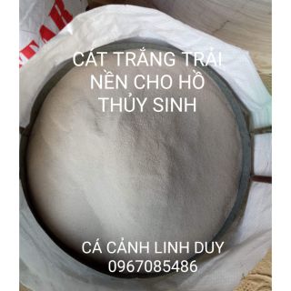 Cát trắng nhiễn mịn làm thác cát cho hồ thủy sinh