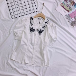 Áo SƠ MI CỔ THÊU
