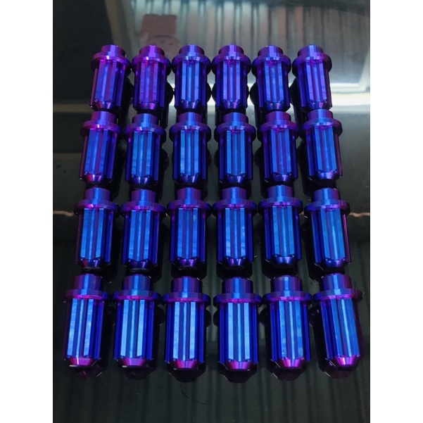 Set ốc tắc kê TITANIUM cho Ford Raptor , Everest , Wildtrak