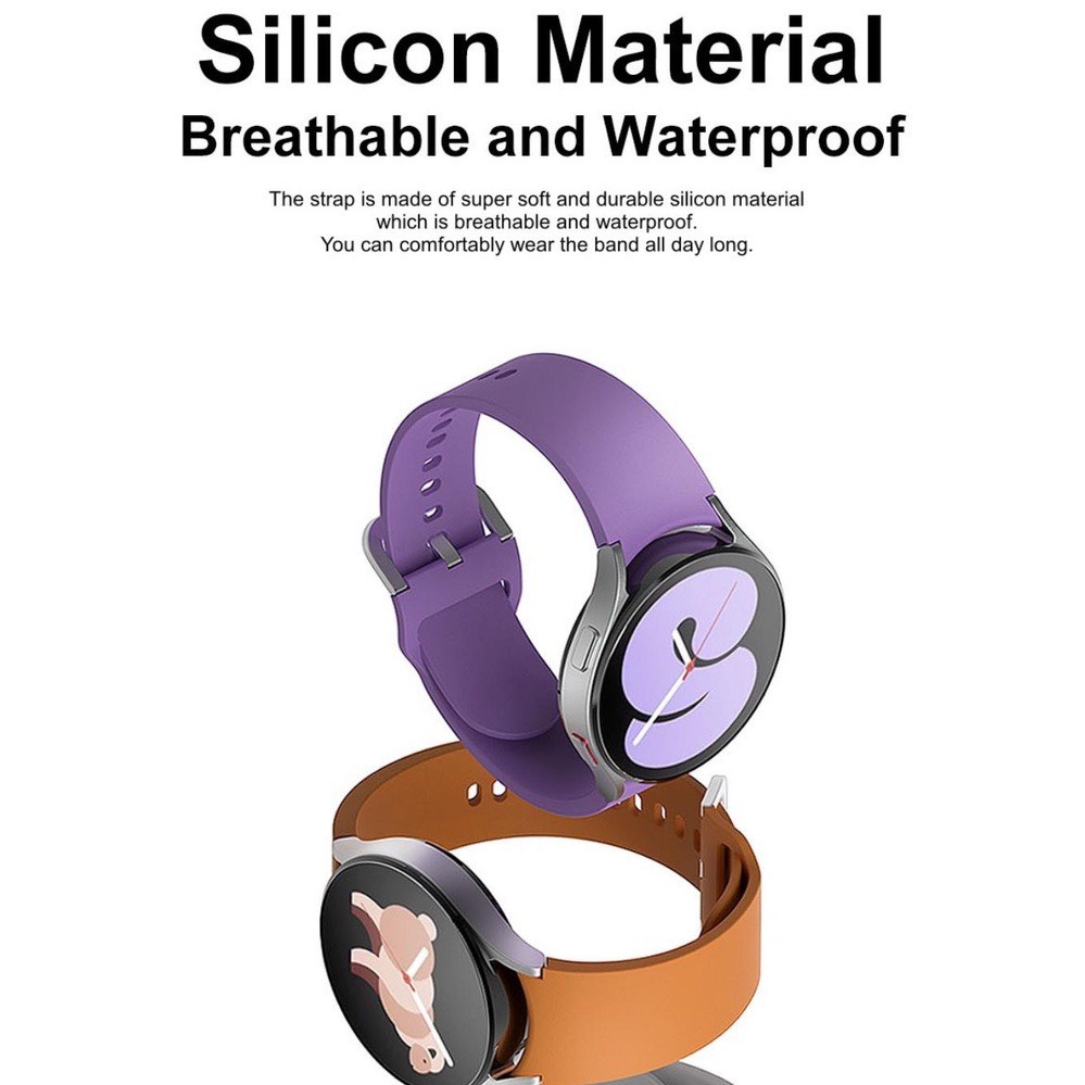 Dây đeo silicon thay thế cho đồng hồ thông minh Samsung Galaxy - Chính hãng- TechWatchVN