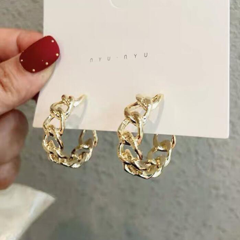 Bông Tai Cao Cấp Phong Cách Đơn Giản Thanh Lịch Dành Cho Nữ