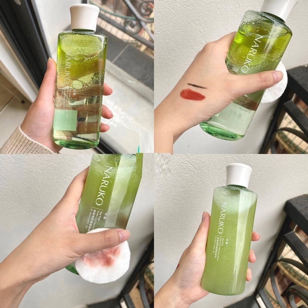 Tẩy Trang 2 Lớp Naruko Tràm Trà Tea Tree Shake-Up Cleansing Water 190ml Đài Loan