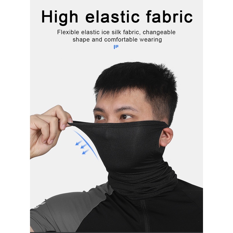 Xe Đạp Đi Tấm Che Băng Lụa Thoáng Khí Chống Nắng Yếm Van Xe Máy Che Ma Thuật Hood Đi Xe Bánh Răng