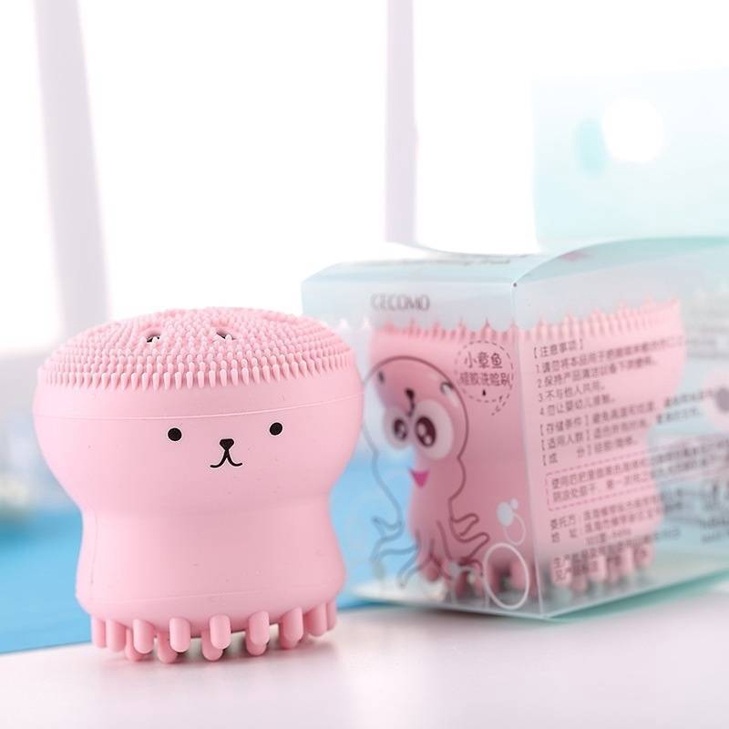 Cọ Rửa Mặt Bằng Silicon Thiết Kế Hình Bạch Tuộc | BigBuy360 - bigbuy360.vn