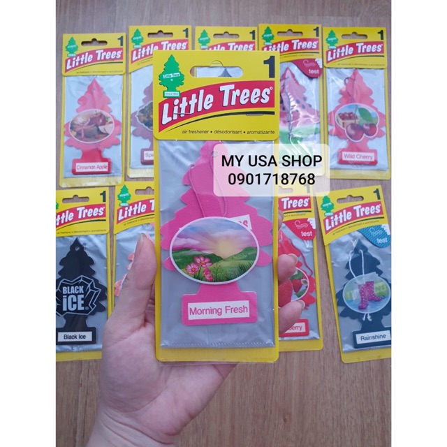 Thông thơm Little Trees❤️Thông thơm treo tủ quần áo, xe hơi, để cốp xe Little Tree Air Freshener/Tập 2