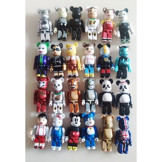 Khối lắp ráp bearbrick 100% hình gấu violent 7cm