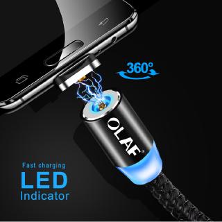 Cáp Sạc 3 Trong 1 Type C Lightning Micro Usb 1m 2.4a Cho Ios Android