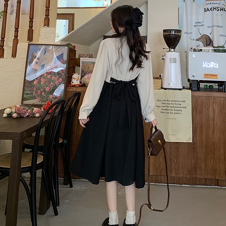Váy sơ mi vạt chéo ⚡ ẢNH THẬT⚡cách điệu trendy phong cách ullzang