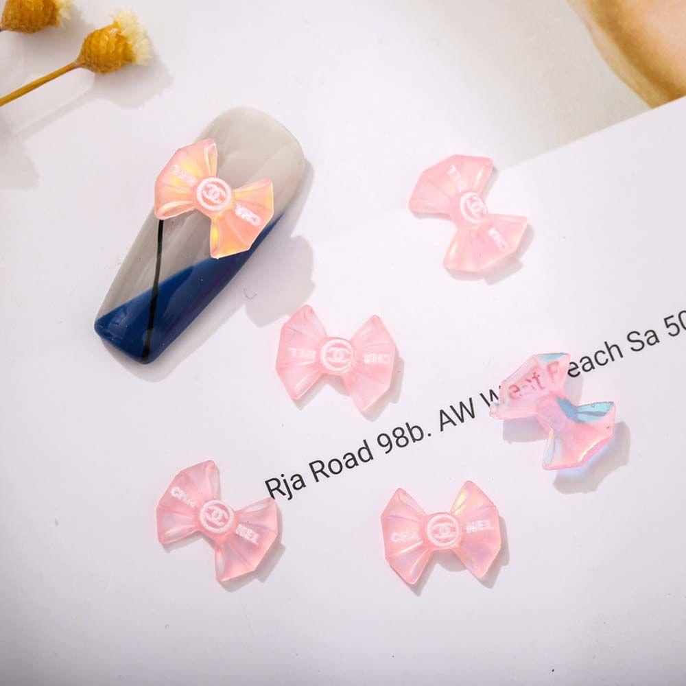 Set 20 Phụ Kiện Nơ Trang Trí Móng Tay Nghệ Thuật Dễ Thương|Phụ Kiện Làm Móng Nghệ Thuật