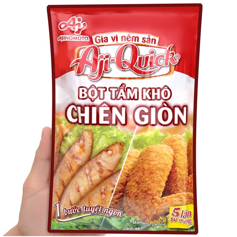 Bột chiên giòn Aji-quick Bột Tẩm Khô 210g (GÓI LỚN)