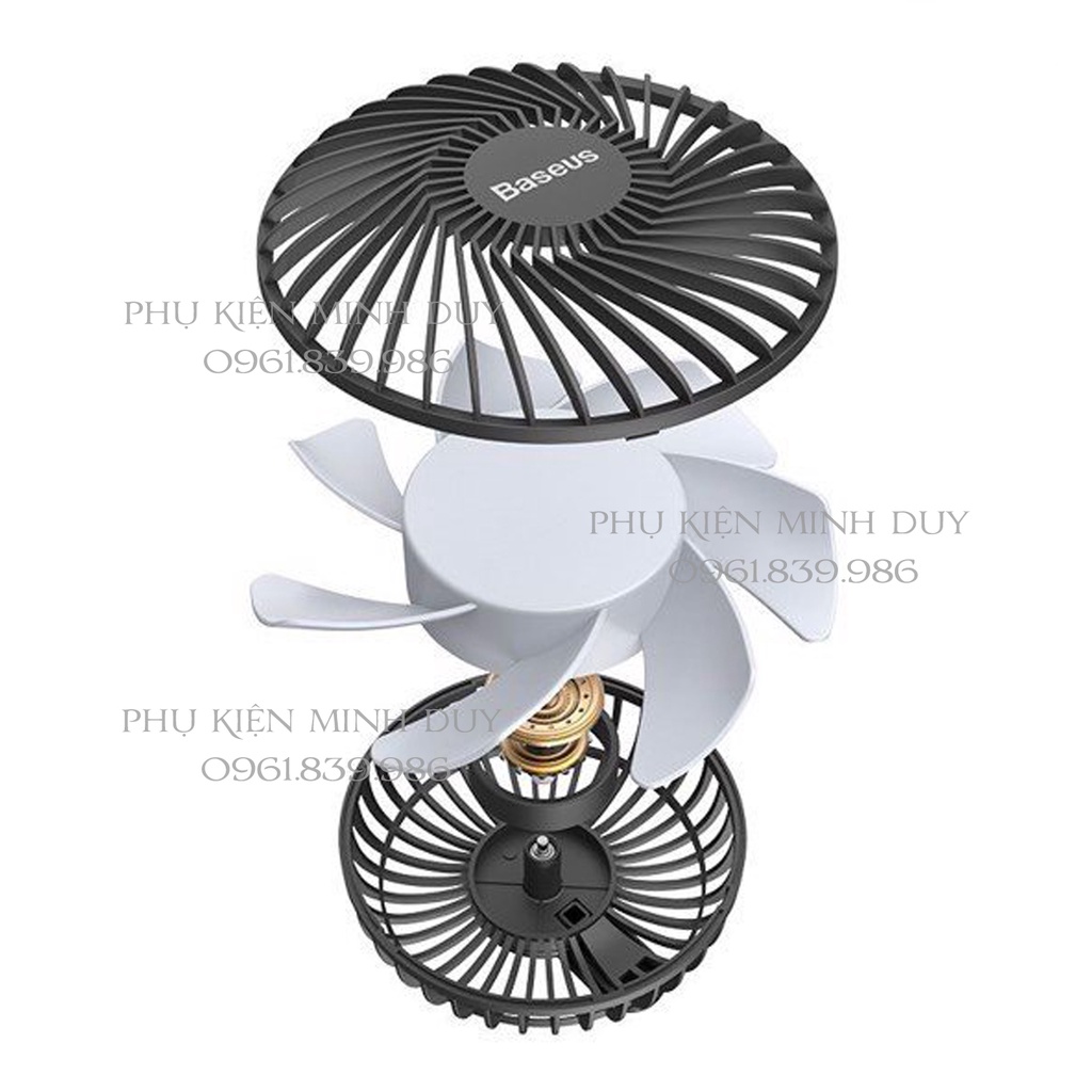Quạt mini tiện dụng cho xe ô tô Baseus Departure Vehicle Fan