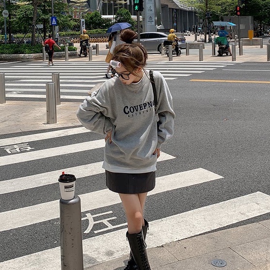 Áo Sweater Nỉ Form Rộng COVERNAT Form Rộng Nam Nữ Unisex Ulzzang | BigBuy360 - bigbuy360.vn