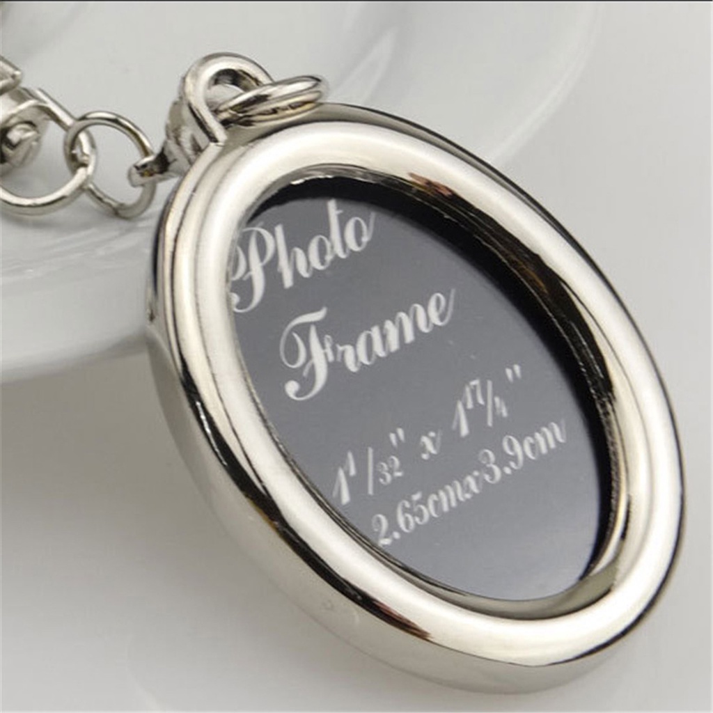 Móc khóa khung ảnh bằng hợp kim sáng tạo xinh xắn