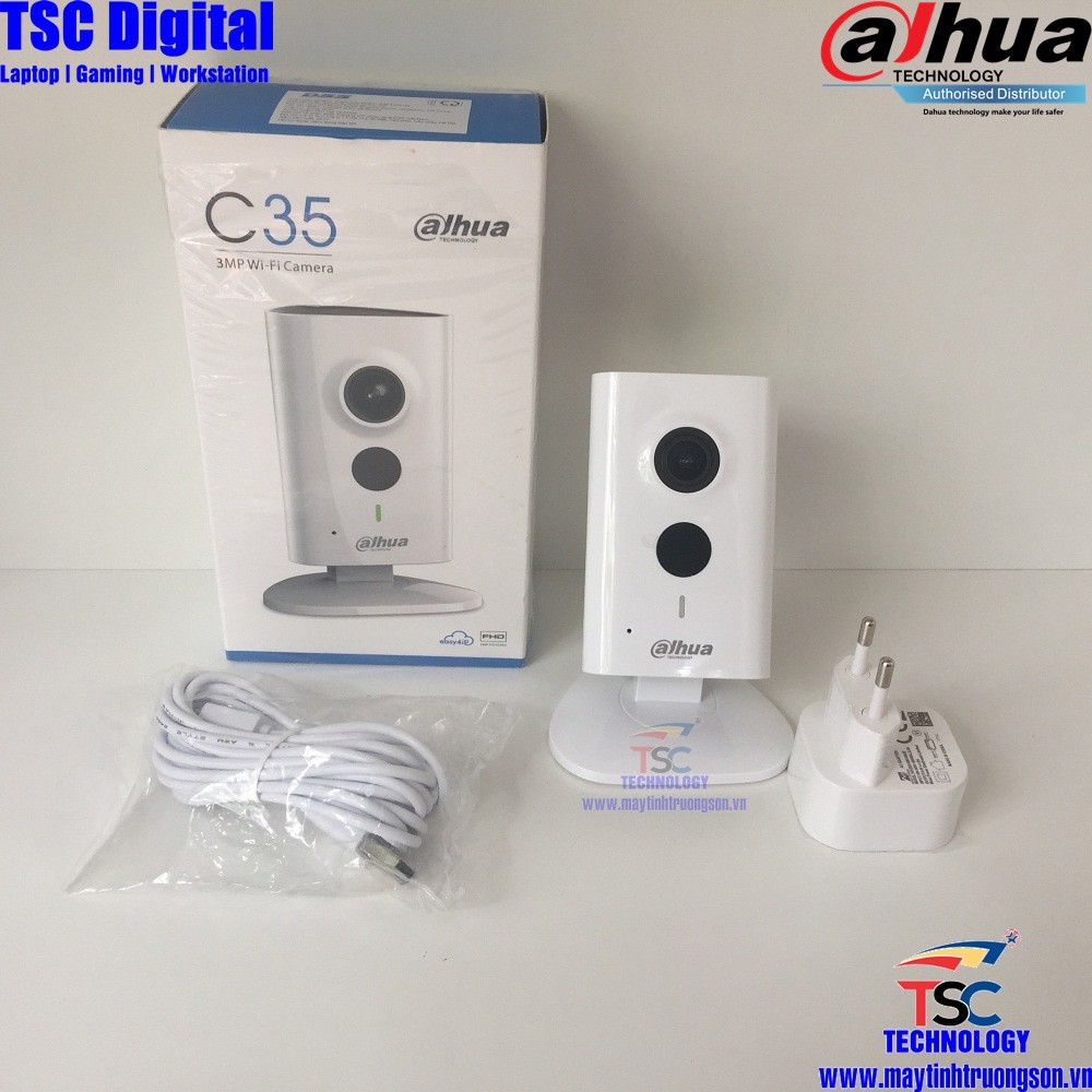 Camera IP Không Dây Dahua IPCC35P 3.0MP | Kết Nối Mạng Xem Qua Điện Thoại