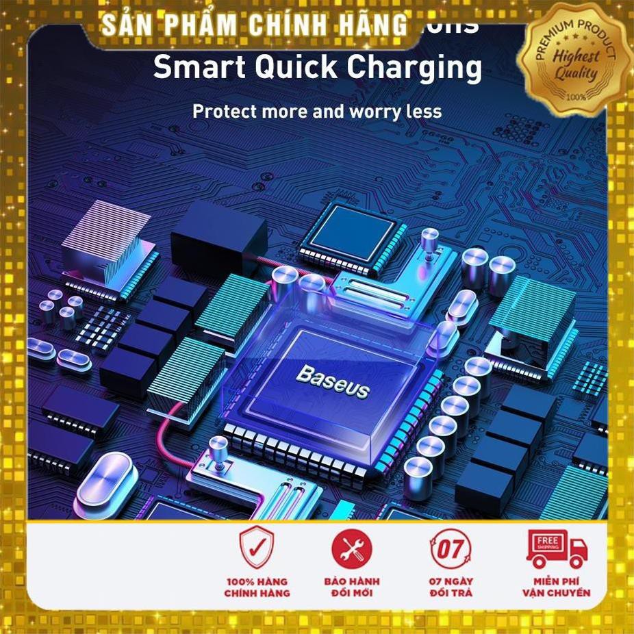 Bộ Tẩu củ sạc nhanh đa năng 30W cổng Type-C PD và cáp sạc nhanh 18W USB-C to Lightning cho xe hơi / xe ô tô hiệu Baseus