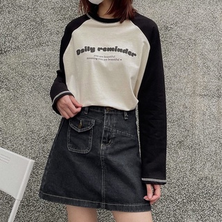 ÁO RAGLAN LONGSLEVE “ Daily reminder “