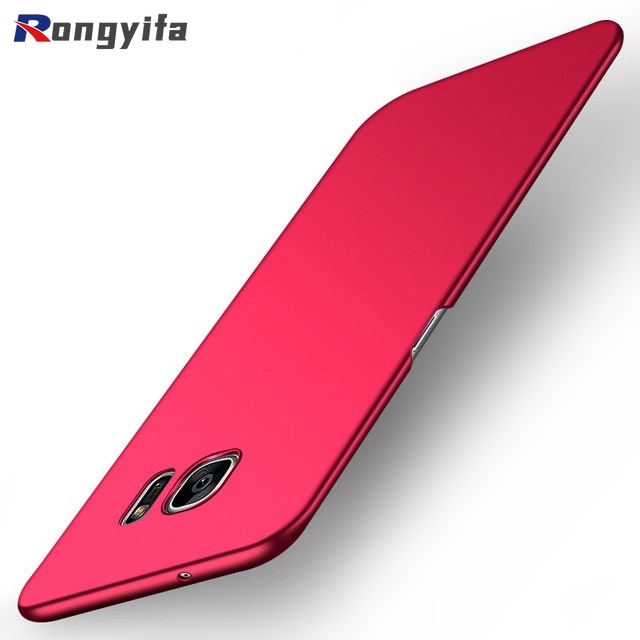 Ốp Điện Thoại PC Cứng Siêu Mỏng Chống Sốc Cho Samsung Galaxy S9 S8 Plus S7 S10e S20 FE S10 5G S7 S6 Edge S6Edge Plus