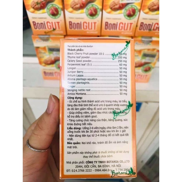 ✅ BoniGUT- Hỗ Trợ Điều Trị Bệnh Gut