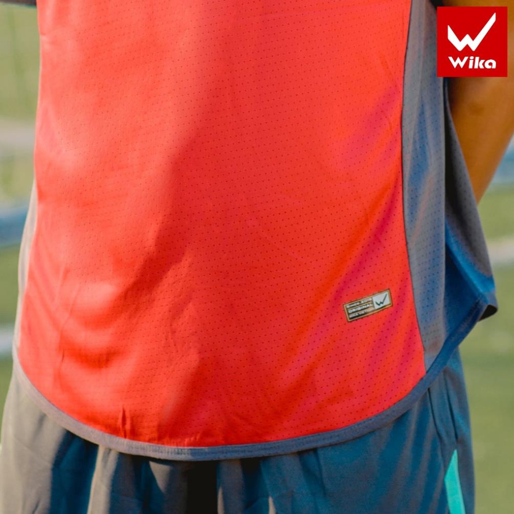 Áo Tập Dáng Liền Thân Thể Thao WIKA Thiết Kế Bắt Mắt Dễ Phân Biệt, Chất Mè Thoáng Mát Mềm Mại  AT2