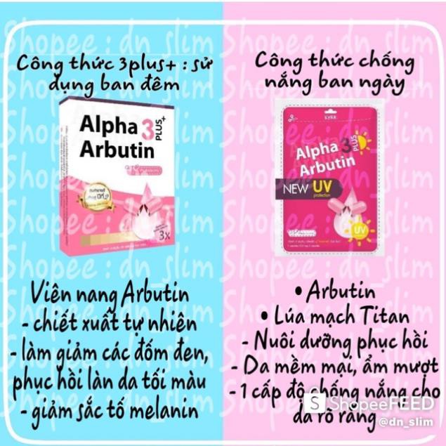 Túi Bột Kích Trắng Chống Nắng Alpha Arbutin 3Plus