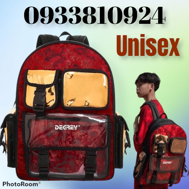 Balo Brocade đỏ đô Degrey Backpack