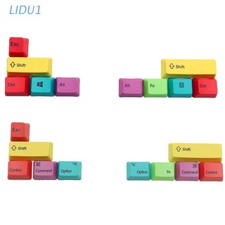 LIDU1  Mac/WIN Mechanical Keyboard Keycaps OEM Profile PBT CMYK Modifiers 10 Key Keycap