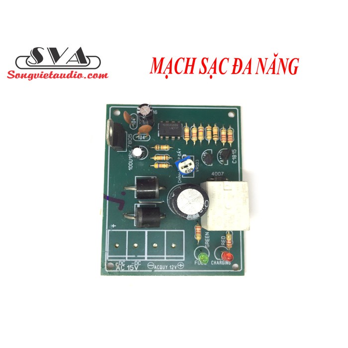 MẠCH SẠC ACQUY 12V, 5 ĐẾN 100A