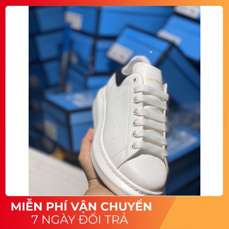 (Zep một một⚡️Tặng ful bok phụ kiện+vớ+quà⚡️)Giày thể thao,sneaker nam nữ MC trắng gót đen bản Trung Quốc.Tăng chiều cao