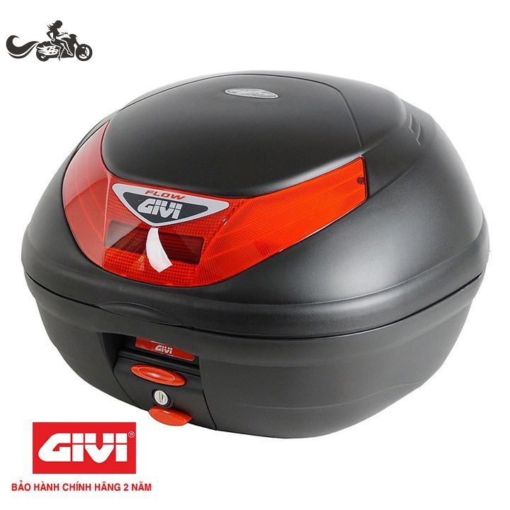 Thùng Sau 35 Lít Mã E350N Hàng Chính Hãng GIVI Bảo Hành 2 Năm