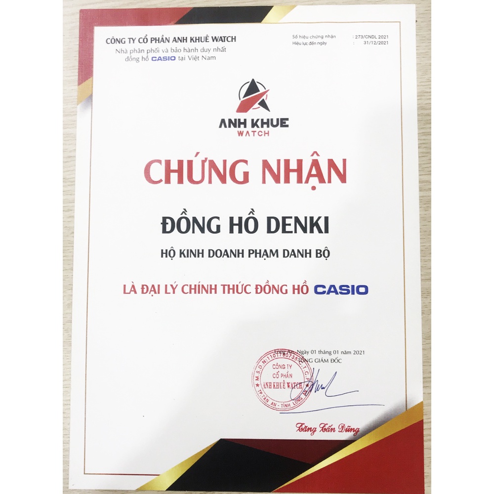 Dây đồng hồ da bò sáp dầu dùng chốt thông minh thay thế cho Casio cao cấp size 18,20,22mm