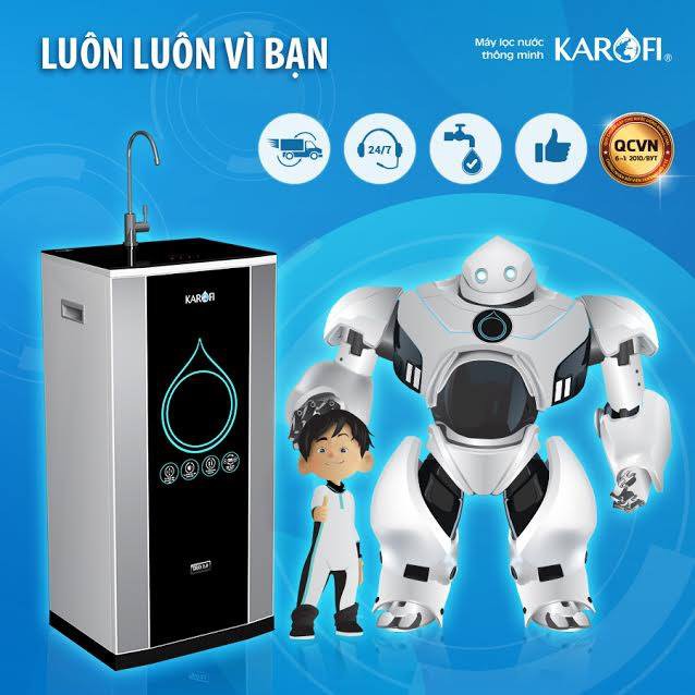 Máy lọc nước thông minh Karofi 8 cấp iRO 2.0 K8IQ-2 chính hãng