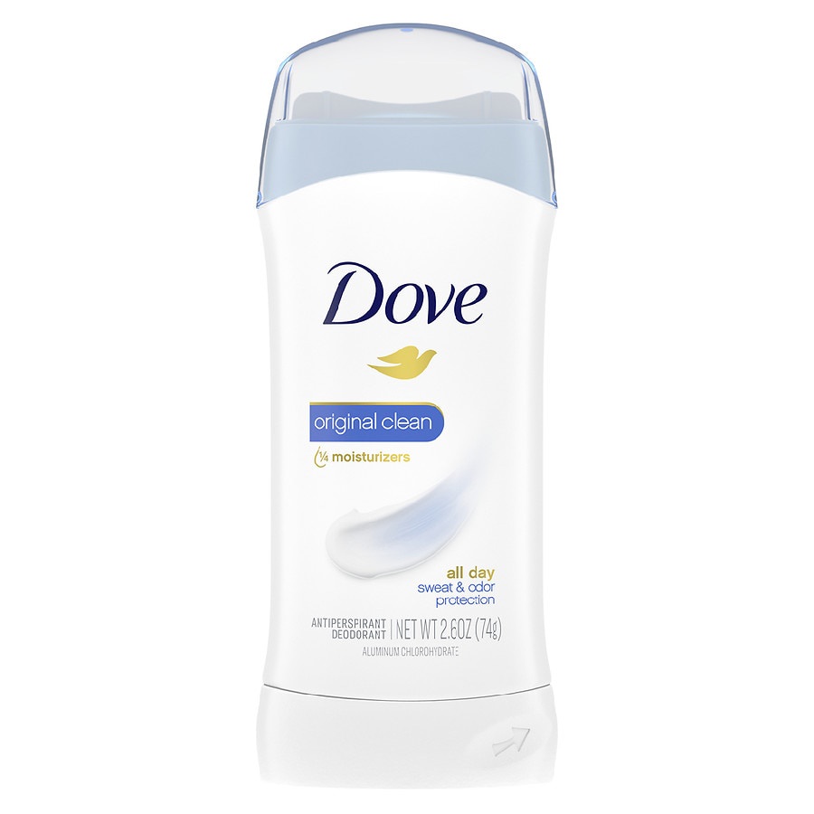 Lăn nách nữ Dove Powder 24H Invisible Solid 74g Mẫu Mới |Lăng khử mùi