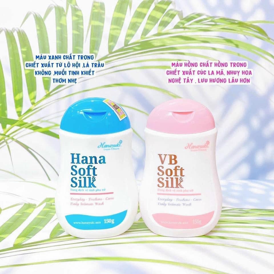Dung Dịch Vệ Sinh Phụ Nữ Hana Soft Silk Hanayuki - Chai 150ml
