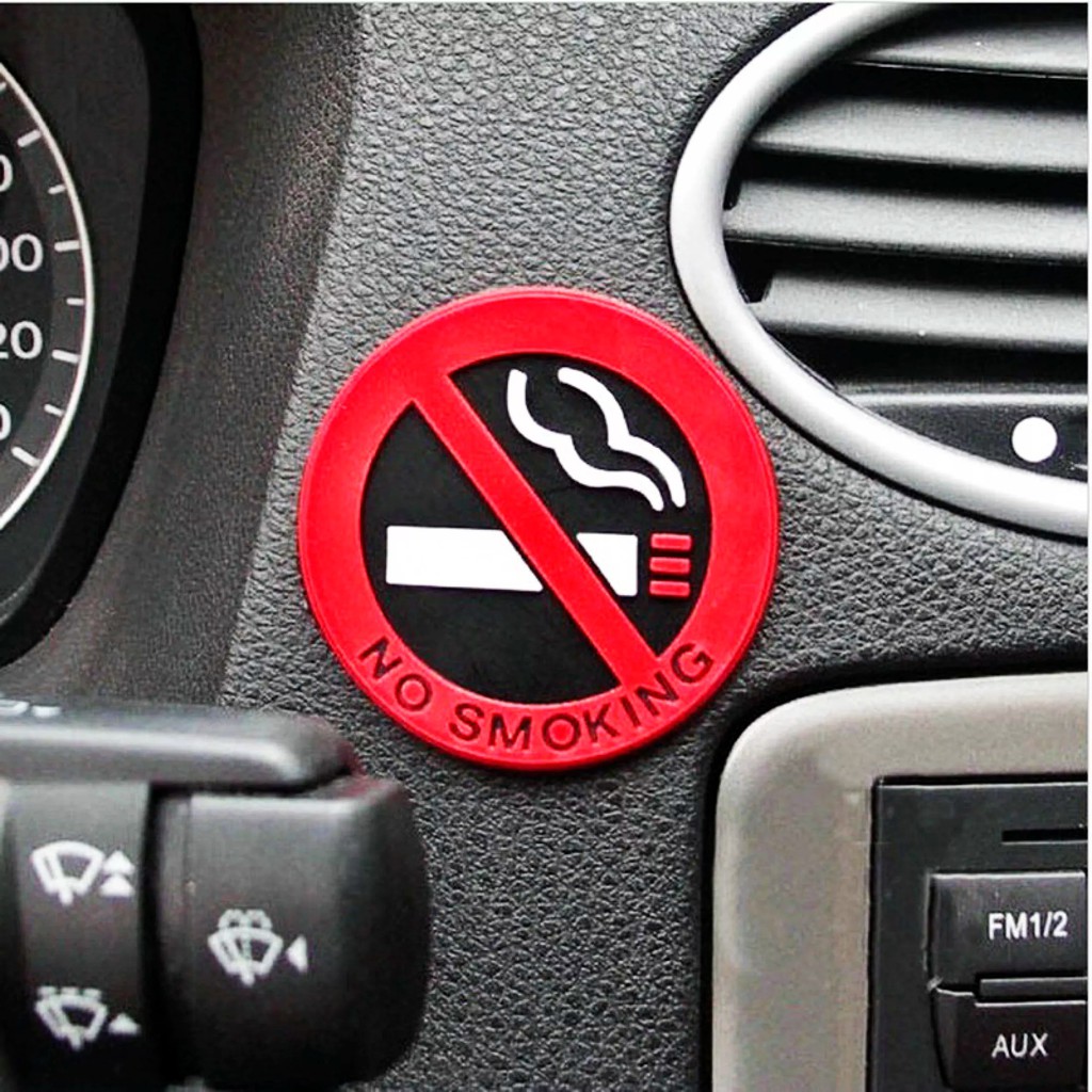 Miếng Dán Sticker No Smoking Dán Trên Ô Tô/ Xe Tải