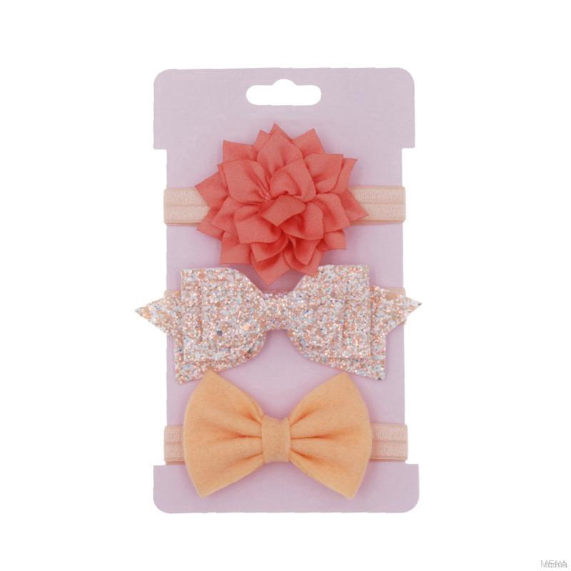 Set 3 băng đô nơ xinh xắn dành cho bé gái