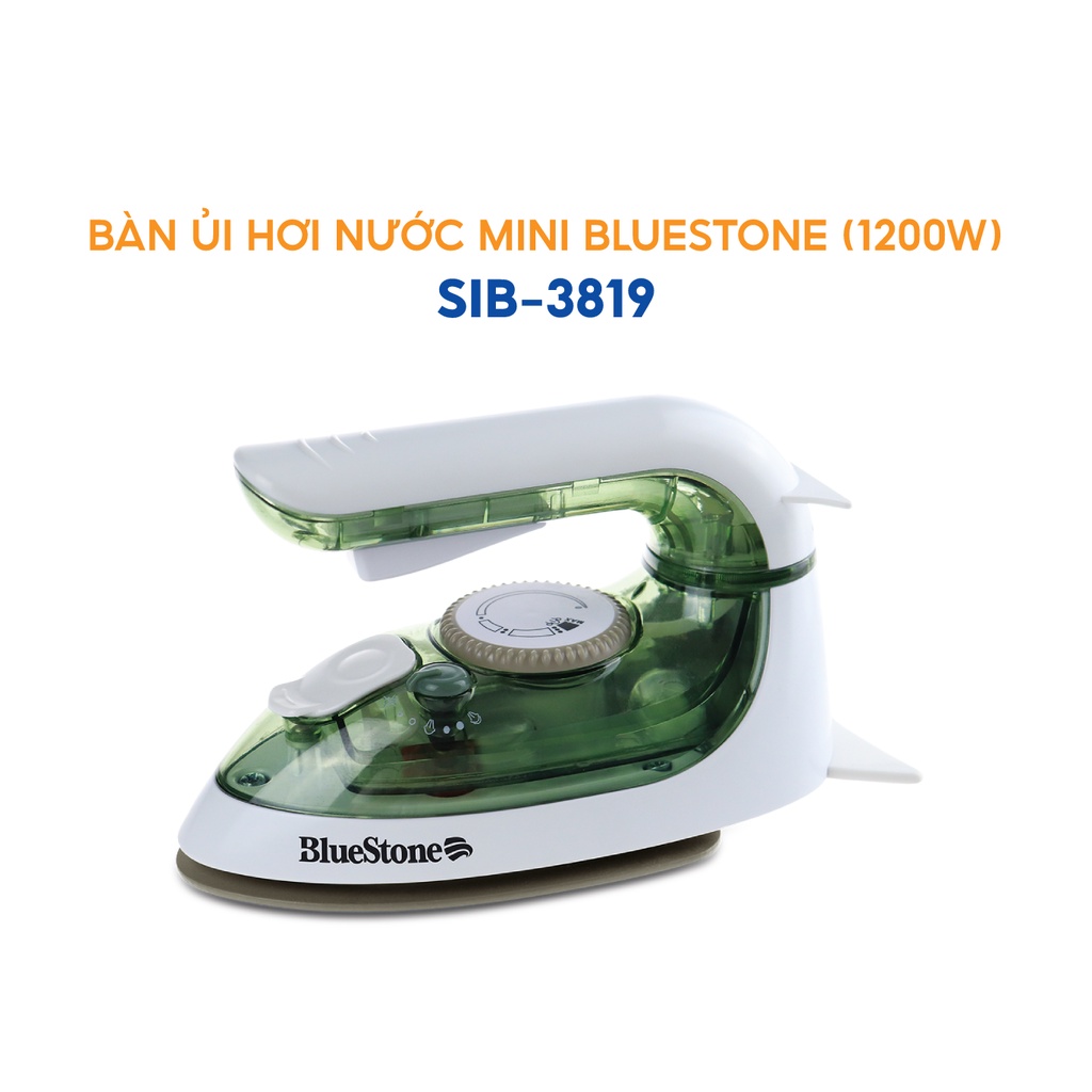 Bàn ủi hơi nước mini BlueStone SIB-3819 (1200W) - Bảo hành 24 tháng - Hàng Chính Hãng