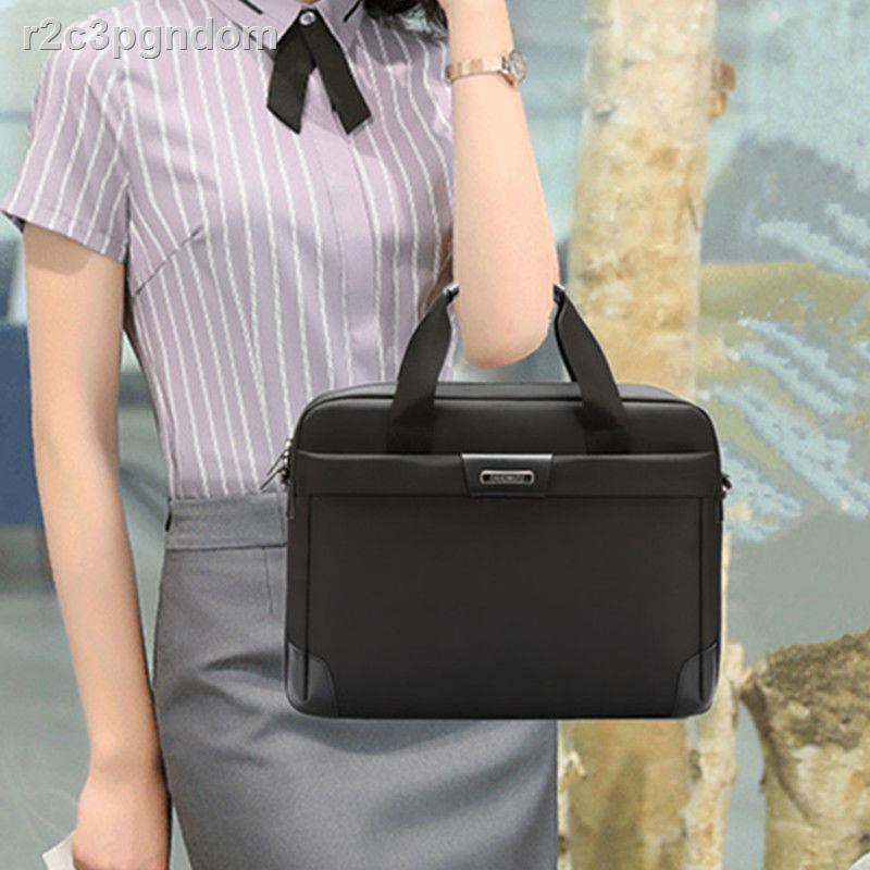 Vải thời trang mới dành cho doanh nhân Oxford di động A4 tập giấy đựng hồ sơ túi tài liệu cặp máy tính nam và nữ | BigBuy360 - bigbuy360.vn