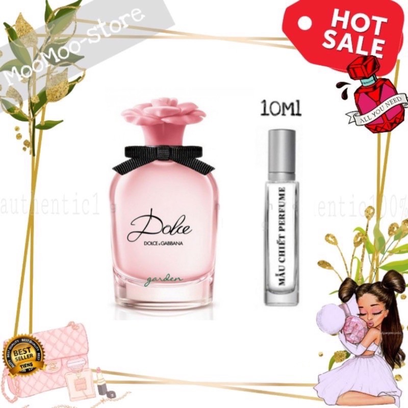 💥HOT💥 Nước hoa dùng thử D&G Dolce Garden EDP Test 10ml/20ml Spray / Chuẩn authentic