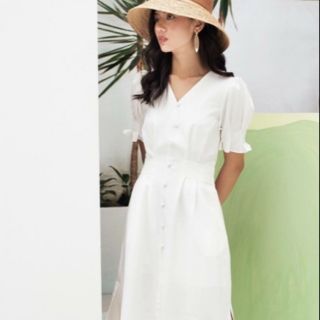 Váy suông dài tay xếp ly