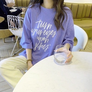 Áo Thun Tshirt Turn Tím