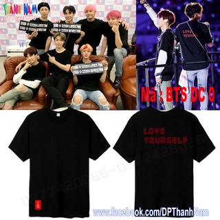 Áo thun tay ngắn in hình áo phông nhóm BTS, áo love bts giá rẻ độc chất