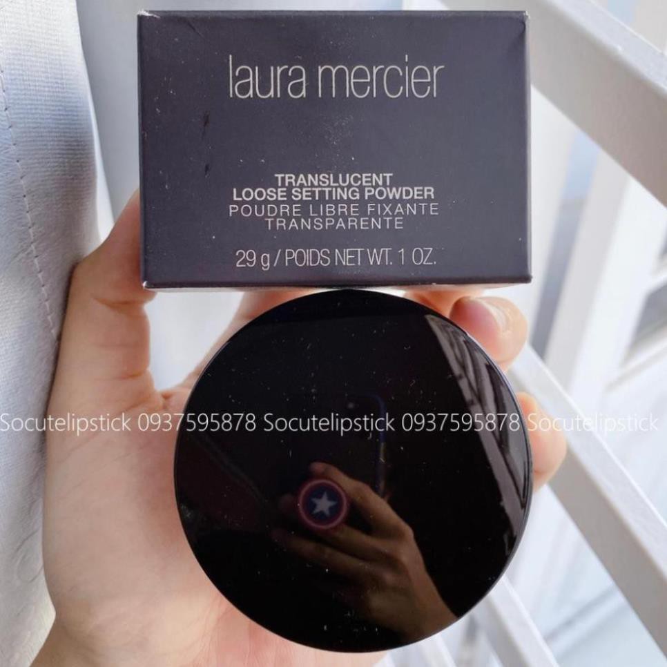 🔥FREESHIP🔥[Phiên Bản Limited] Phấn Phủ Bột Siêu Mịn, Không Màu Laura Mercier Translucent Loose Setting Mini 3.5gr