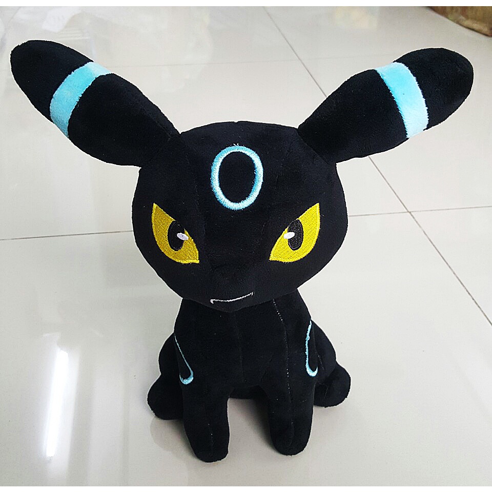 GẤU BÔNG POKEMON EEVEE UMBREON SHINY NGỒI (30 CM)