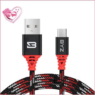 Cáp sạc nhanh BYZ dài 3 mét cổng Light - micro USB - TyceC