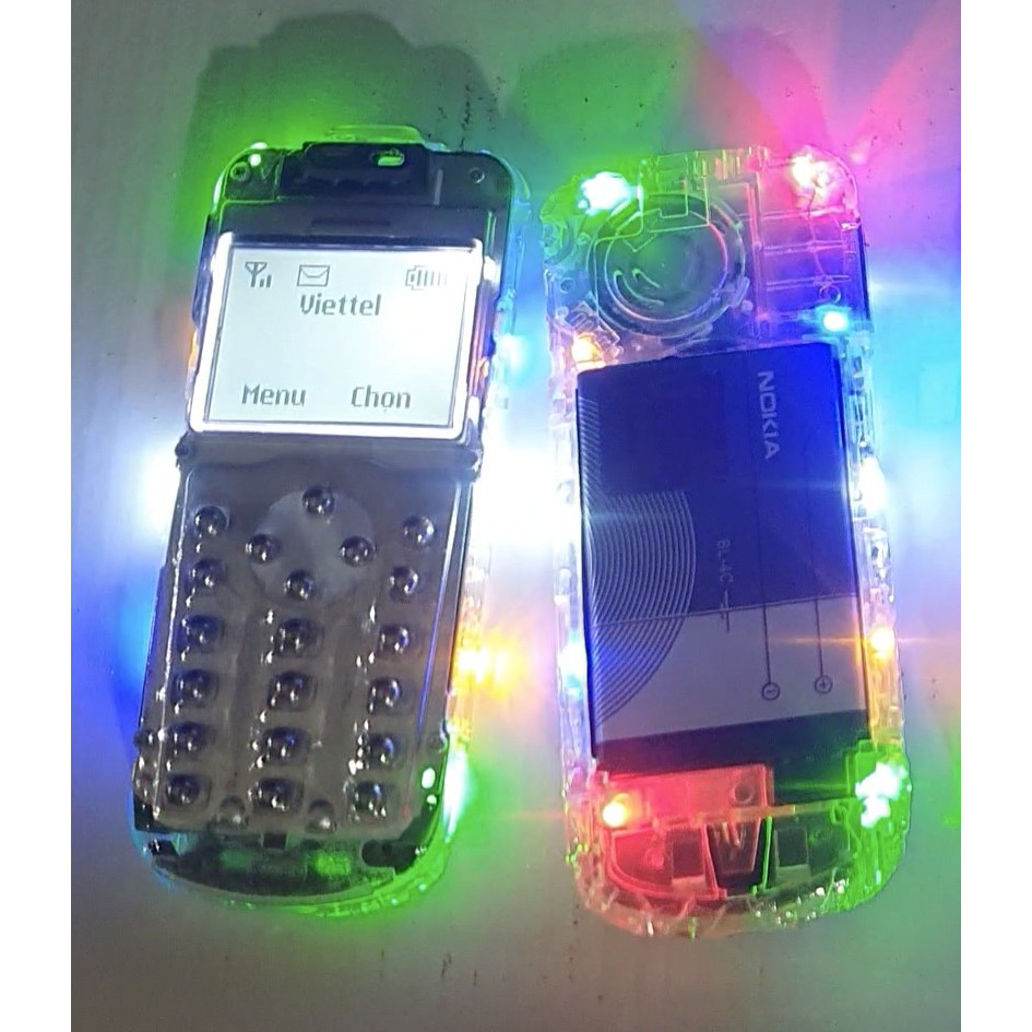 Combo 3 Siêu Rẻ- 3 Chiếc Nokia 1202 Bản Sexy Không Vỏ, độ LED Phím Bi 10 Bóng Nháy | BigBuy360 - bigbuy360.vn